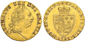 1 Guinea Reino de Gran Bretaña (1707-1801) Oro Jorge III (1738-1820)