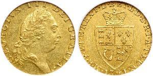 1 Guinea Reino de Gran Bretaña (1707-1801) Oro Jorge III (1738-1820)
