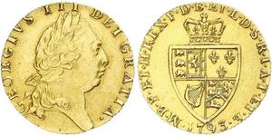 1 Guinea Reino de Gran Bretaña (1707-1801) Oro Jorge III (1738-1820)