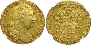 1 Guinea Reino de Gran Bretaña (1707-1801) Oro Jorge III (1738-1820)