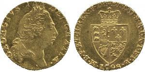 1 Guinea Reino de Gran Bretaña (1707-1801) Oro Jorge III (1738-1820)