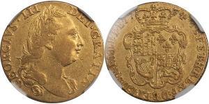 1 Guinea Reino de Gran Bretaña (1707-1801) Oro Jorge III (1738-1820)