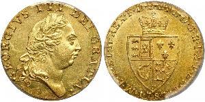 1 Guinea Reino de Gran Bretaña (1707-1801) Oro Jorge III (1738-1820)