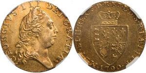 1 Guinea Reino de Gran Bretaña (1707-1801) Oro Jorge III (1738-1820)