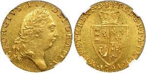 1 Guinea Reino de Gran Bretaña (1707-1801) Oro Jorge III (1738-1820)