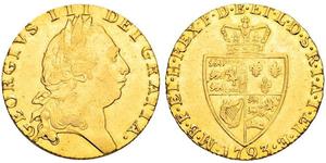 1 Guinea Reino de Gran Bretaña (1707-1801) Oro Jorge III (1738-1820)