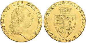 1 Guinea Reino de Gran Bretaña (1707-1801) Oro Jorge III (1738-1820)