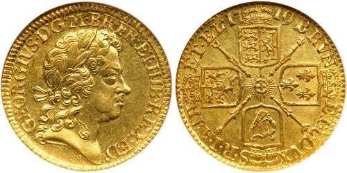 1 Guinea Reino de Gran Bretaña (1707-1801) Oro Jorge I (1660-1727)