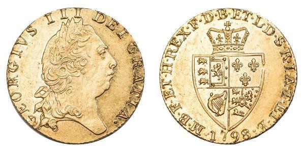 1 Guinea Reino de Gran Bretaña (1707-1801) Oro Jorge III (1738-1820)