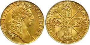 1 Guinea Reino de Inglaterra (927-1649,1660-1707) Oro Guillermo III (1650-1702)