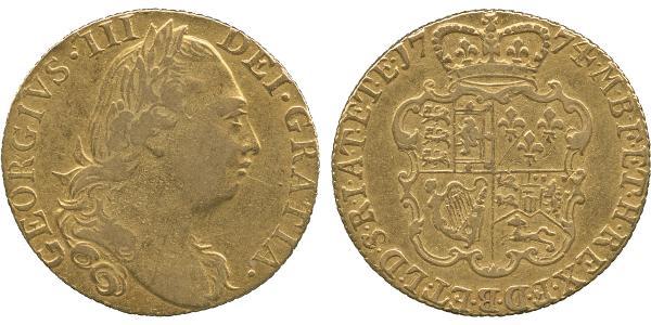 1 Guinea 大不列顛王國 (1707 - 1800) 金 喬治三世 (1738-1820)