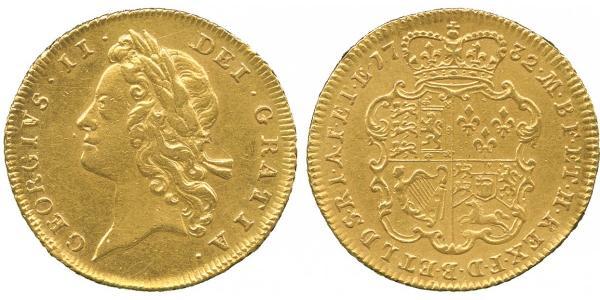 1 Guinea 大不列顛王國 (1707 - 1800) 金 乔治二世 (大不列颠) (1683 - 1760)