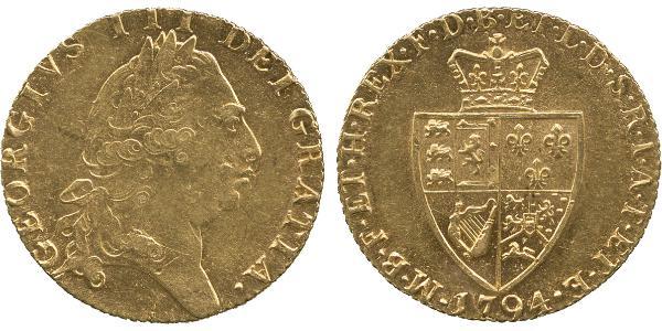 1 Guinea 大不列顛王國 (1707 - 1800) 金 喬治三世 (1738-1820)