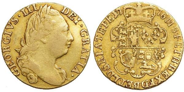 1 Guinea 大不列顛王國 (1707 - 1800) 金 喬治三世 (1738-1820)