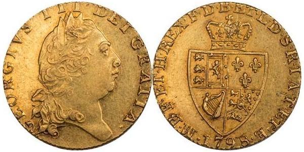 1 Guinea 大不列顛王國 (1707 - 1800) 金 喬治三世 (1738-1820)