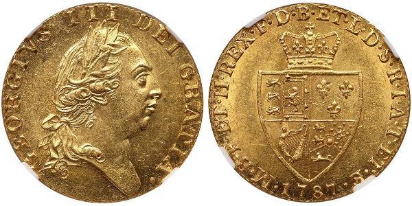 1 Guinea 大不列顛王國 (1707 - 1800) 金 喬治三世 (1738-1820)