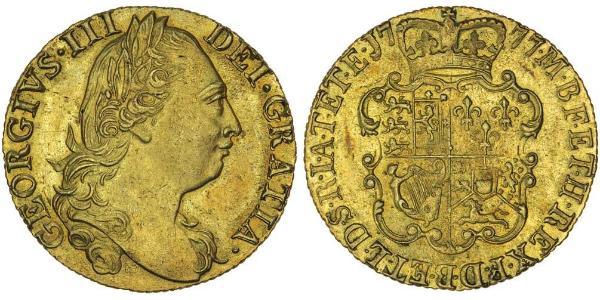 1 Guinea 大不列顛王國 (1707 - 1800) 金 喬治三世 (1738-1820)