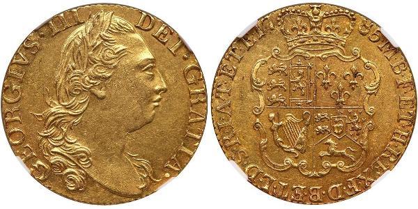 1 Guinea 大不列顛王國 (1707 - 1800) 金 喬治三世 (1738-1820)
