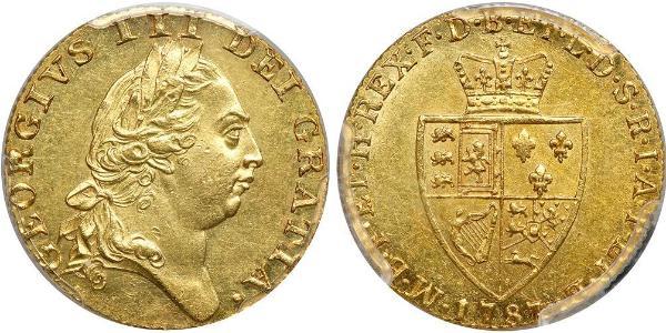 1 Guinea 大不列顛王國 (1707 - 1800) 金 喬治三世 (1738-1820)