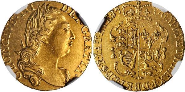 1 Guinea 大不列顛王國 (1707 - 1800) 金 喬治三世 (1738-1820)