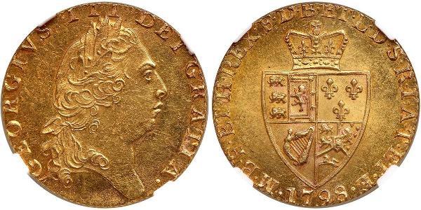 1 Guinea 大不列顛王國 (1707 - 1800) 金 喬治三世 (1738-1820)