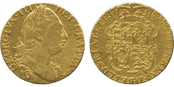 1 Guinea 大不列顛王國 (1707 - 1800) 金 喬治三世 (1738-1820)