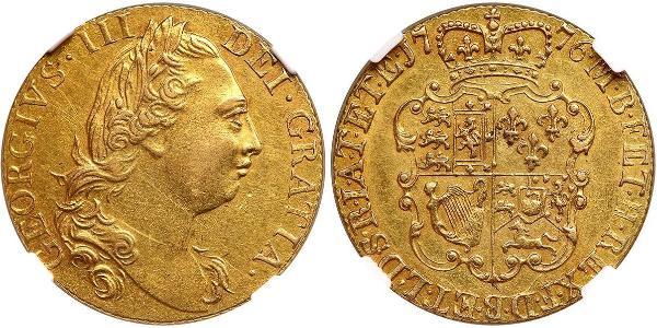 1 Guinea 大不列顛王國 (1707 - 1800) 金 喬治三世 (1738-1820)