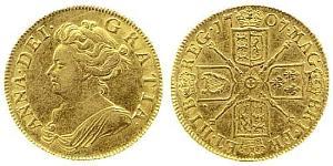 1 Guinea 英格兰王国 金 安妮 (英国女王) (1665-1714)