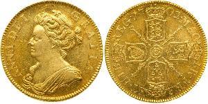 1 Guinea 英格兰王国 金 安妮 (英国女王) (1665-1714)
