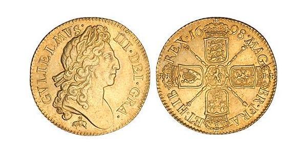 1 Guinea 英格兰王国 金 威廉三世 (奥兰治)