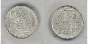 1 Gulden Gdansk (1920-1939) Argent 