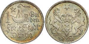 1 Gulden Gdansk (1920-1939) Argent 