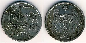 1 Gulden Gdansk (1920-1939) Argent 