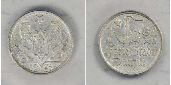 1 Gulden Gdansk (1920-1939) Argent 