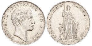 1 Gulden Grand-duché de Bade (1806-1918) Argent Frédéric Ier de Bade (1826-1907) (1826 - 1907)