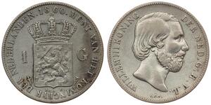1 Gulden Royaume des Pays-Bas (1815 - ) Argent 
