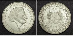 1 Gulden Suriname Argent Juliana of the Netherlands (1909 – 2004)