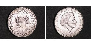 1 Gulden Suriname Argent Juliana of the Netherlands (1909 – 2004)