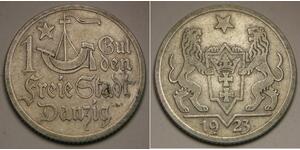 1 Gulden Gdansk (1920-1939) Argento 