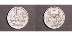 1 Gulden Gdansk (1920-1939) Argento 
