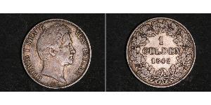 1 Gulden Regno di Baviera (1806 - 1918) Argento Ludovico I di Baviera (re)(1786 – 1868)