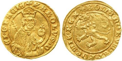 1 Gulden Bohemia Gold Charles IV, Holy Roman Emperor (1316-1378)