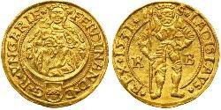 1 Gulden Habsburg Empire (1526-1804) Gold Ferdinand I, Holy Roman Emperor(1503-1564)