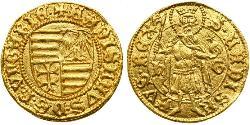 1 Gulden Kingdom of Hungary (1000-1918) Gold Ladislaus the Posthumous of Hungary (1440 -1457)