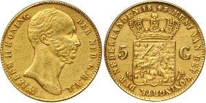 1 Gulden Kingdom of the Netherlands (1815 - ) Gold 