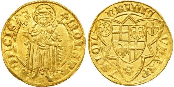 1 Gulden States of Germany Gold 