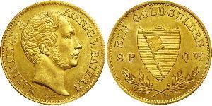 1 Gulden Royaume de Bavière (1806 - 1918) Or Louis Ier de Bavière(1786 – 1868)