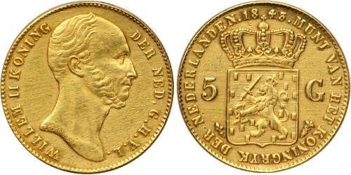 1 Gulden Reino de los Países Bajos (1815 - ) Oro 