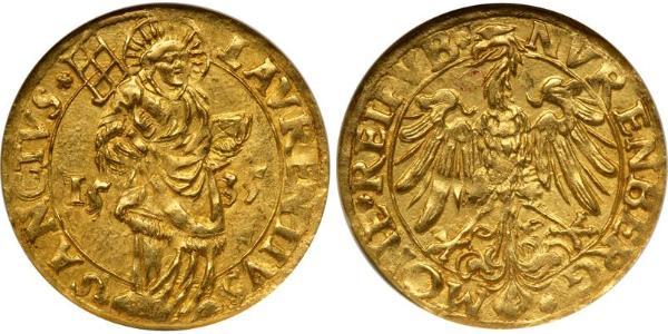 1 Gulden States of Germany Oro 