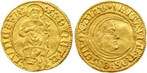 1 Gulden Stati federali della Germania Oro 